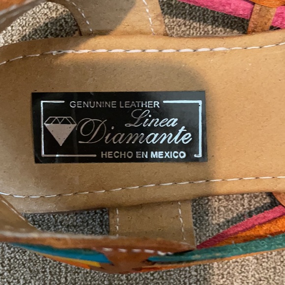 Multicolor Mexican leather sandal - Picture 6 of 6